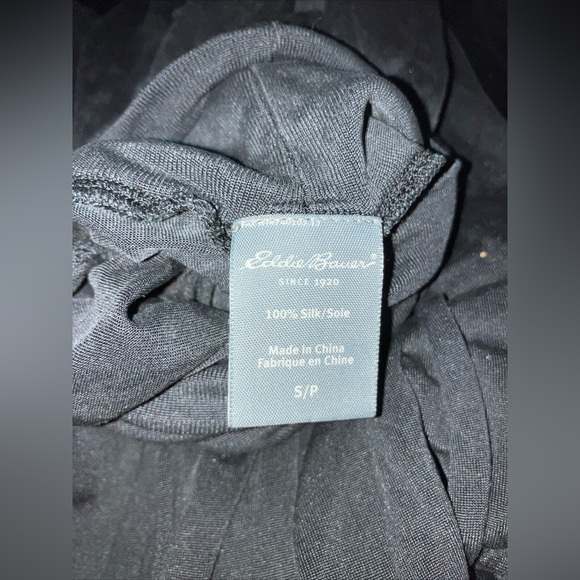 Eddie Bauer Sheer Turtle Neck & Leggings Set Long Sleeve Size Small/Petite Silk - Picture 5 of 8